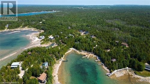 Lots of privacy with abundance of trees - 7 Purgatory Road, Northern Bruce Peninsula, ON - Outdoor With Body Of Water With View