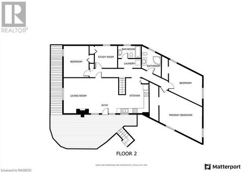 Upper level floor plan / layout - 7 Purgatory Road, Northern Bruce Peninsula, ON - Other