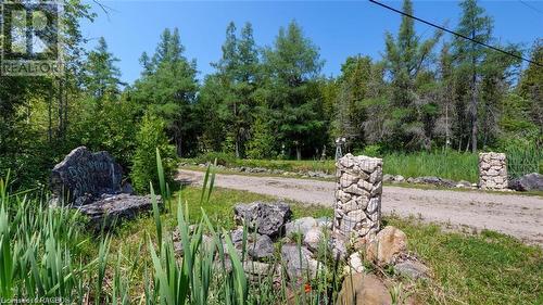 Lovely driveway entrance with pond area! - 7 Purgatory Road, Northern Bruce Peninsula, ON - Outdoor