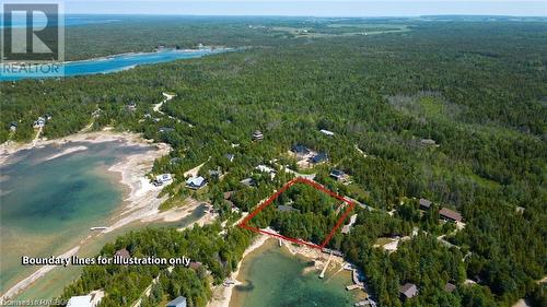 Calm protected bay - 7 Purgatory Road, Northern Bruce Peninsula, ON - Outdoor With Body Of Water With View