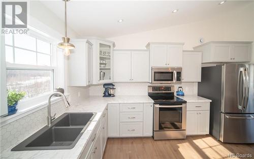 36 Doherty Drive, Oromocto, NB - Indoor Photo Showing Kitchen With Double Sink With Upgraded Kitchen