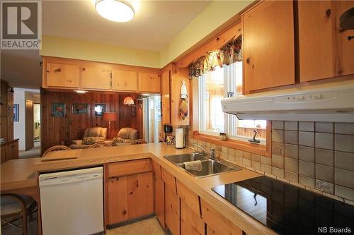 209 Route 121, Bloomfield, NB - Indoor Photo Showing Kitchen With Double Sink