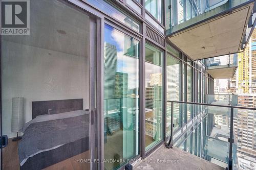 2109 - 75 St Nicholas Street, Toronto, ON - Outdoor With Balcony With Exterior