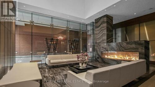 #2201 -180 University Ave, Toronto, ON - Indoor With Fireplace