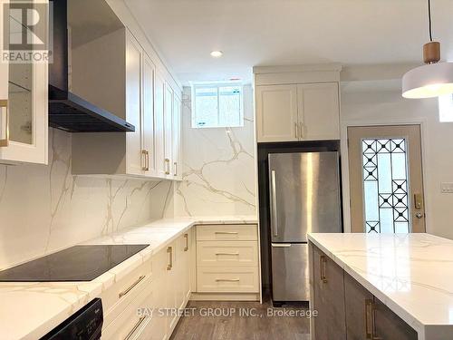 100 Wellspring Ave Bsmt, Richmond Hill, ON - Indoor Photo Showing Kitchen With Upgraded Kitchen