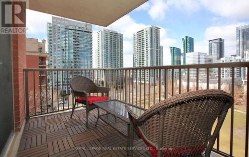 #808 -55 Harrison Garden Blvd, Toronto, ON - Outdoor With Balcony With Exterior