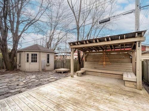Backyard - 9140 Av. Émile-Legault, Montréal (Anjou), QC - Outdoor With Deck Patio Veranda