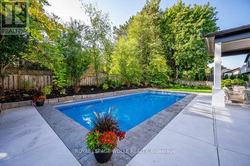 35 Huntley Cres, Kitchener, ON - Outdoor With In Ground Pool With Backyard