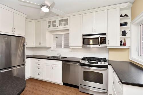 3 Mountain Avenue, Hamilton, ON - Indoor Photo Showing Kitchen With Double Sink