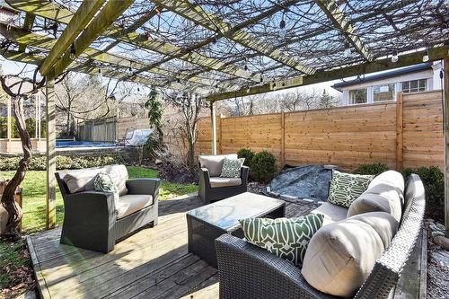 Backyard - 3 Mountain Avenue, Hamilton, ON - Outdoor With Deck Patio Veranda