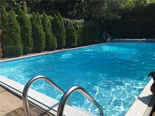 Pool - 3 Mountain Avenue, Hamilton, ON - Outdoor With Above Ground Pool With Backyard