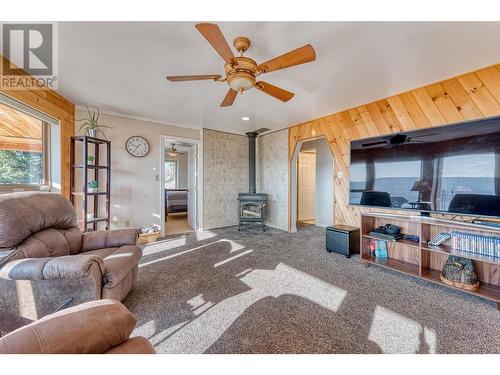 78 Spruce Drive, Vernon, BC - Indoor Photo Showing Living Room With Fireplace