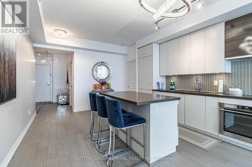 1003 - 59 Annie Craig Drive, Toronto, ON - Indoor Photo Showing Kitchen With Upgraded Kitchen