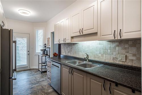 97 Sandollar Drive, Mount Hope, ON - Indoor Photo Showing Kitchen With Double Sink