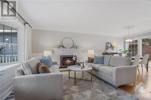 760 Lonsdale Road, Ottawa, ON - Indoor Photo Showing Living Room With Fireplace