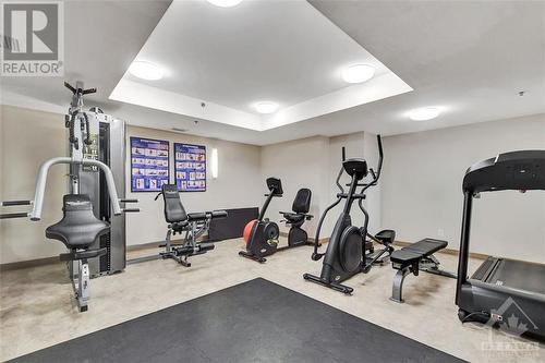 Amenity: Gym - 88 Richmond Road Unit#702, Ottawa, ON - Indoor Photo Showing Gym Room