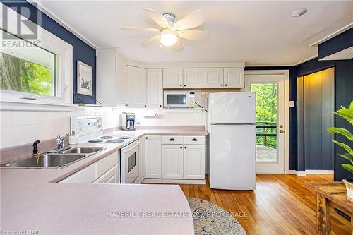 3923 Delmage Ave Ave, Plympton-Wyoming, ON - Indoor Photo Showing Kitchen With Double Sink