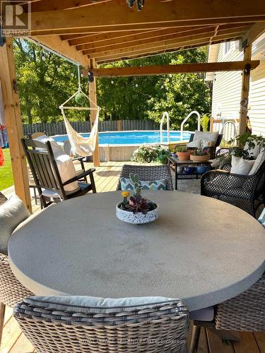 9263 Furnival Road, West Elgin, ON - Outdoor With In Ground Pool With Deck Patio Veranda With Exterior