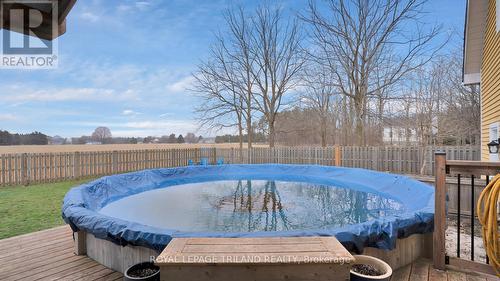 9263 Furnival Road, West Elgin, ON - Outdoor With Above Ground Pool With Backyard