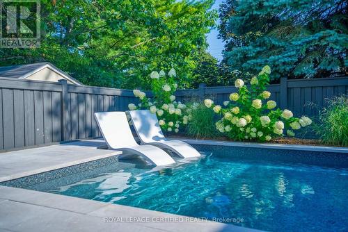 97 Gardiner Dr, Bradford West Gwillimbury, ON - Outdoor With In Ground Pool