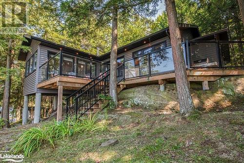 340 Healey Lake, Archipelago South, ON - Outdoor With Deck Patio Veranda