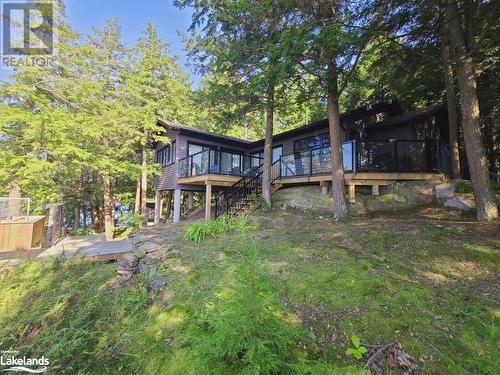 340 Healey Lake, Archipelago South, ON - Outdoor With Deck Patio Veranda