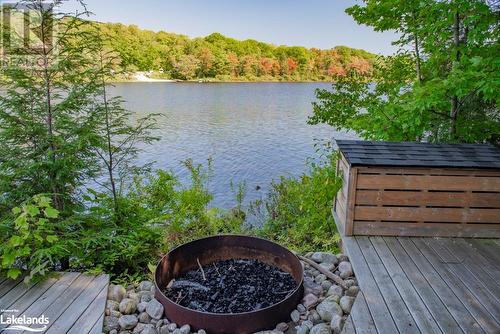 340 Healey Lake, Archipelago South, ON - Outdoor With Body Of Water With Deck Patio Veranda