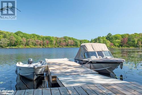 340 Healey Lake, Archipelago South, ON - Outdoor With Body Of Water With Deck Patio Veranda With View