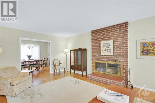 10 Pentland Crescent, Ottawa, ON - Indoor Photo Showing Living Room With Fireplace