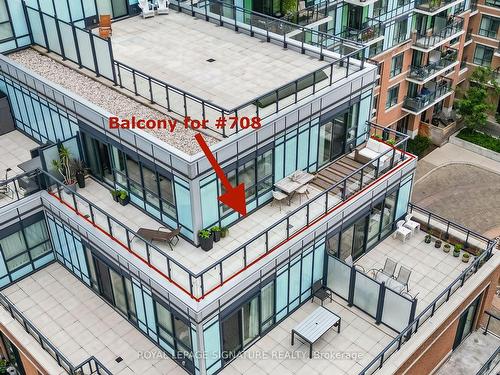 708-11611 Yonge St, Richmond Hill, ON - Outdoor With Balcony