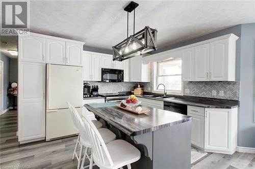 203 Forler Street, Neustadt, ON - Indoor Photo Showing Kitchen With Double Sink