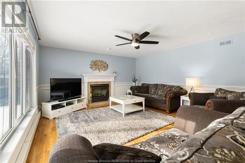 18 Foxwood Dr, Moncton, NB - Indoor Photo Showing Living Room With Fireplace
