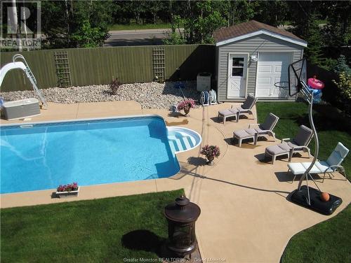 18 Foxwood Dr, Moncton, NB - Outdoor With In Ground Pool
