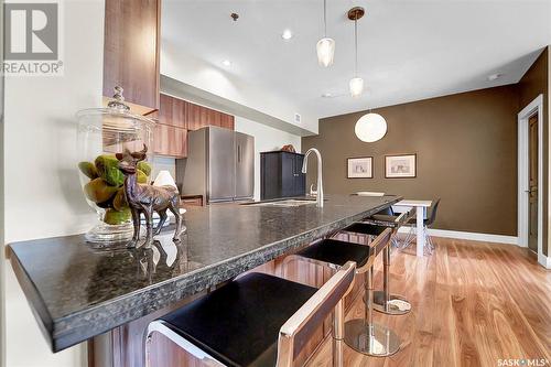 208 721 8Th Street E, Saskatoon, SK - Indoor Photo Showing Kitchen With Upgraded Kitchen