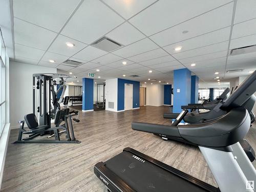 #1706 9009 85 St Nw, Edmonton, AB - Indoor Photo Showing Gym Room