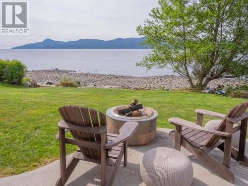 8745 Patricia Road, Powell River, BC - Outdoor With Body Of Water With Deck Patio Veranda