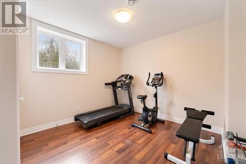 5th bedroom - 3849 Roger Stevens Drive, North Gower, ON - Indoor Photo Showing Gym Room