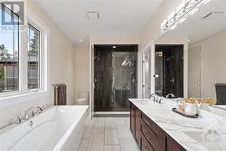 Primary Ensuite with shower and bath - 