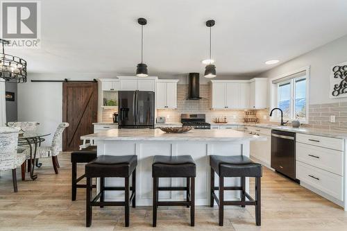 2472 Marine Place, Blind Bay, BC - Indoor Photo Showing Kitchen With Upgraded Kitchen