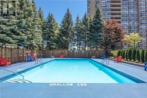 #1106 -7440 Bathurst St, Vaughan, ON - Outdoor With In Ground Pool With Backyard