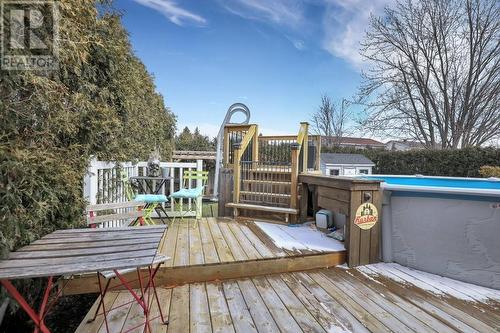 1717 Cumberland Street, Cornwall, ON - Outdoor With Above Ground Pool With Deck Patio Veranda