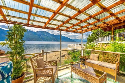 12337 Highway 3A, Boswell, BC - Outdoor With Body Of Water With Deck Patio Veranda