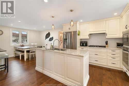 55 Beaudoin Sideroad, Amherstburg, ON - Indoor Photo Showing Kitchen With Double Sink With Upgraded Kitchen
