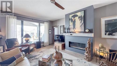 68 Deerfield Rd, Lambton Shores, ON - Indoor Photo Showing Living Room With Fireplace