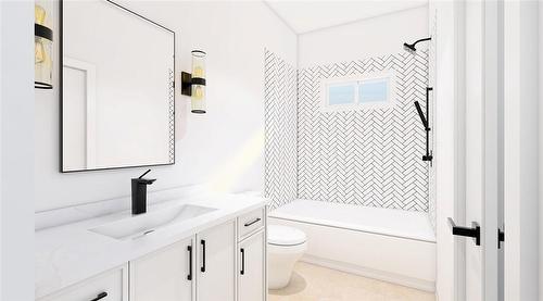 13 Charles Street, Brantford, ON - Indoor Photo Showing Bathroom