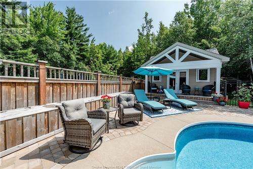 9 Mayfair Crt, Riverview, NB - Outdoor With In Ground Pool With Deck Patio Veranda