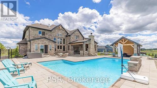 65065 County Road 3 Rd, East Garafraxa, ON - Outdoor With In Ground Pool