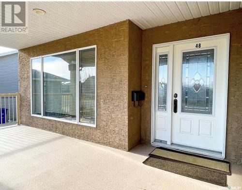48 Gibson Street, Meadow Lake, SK - Outdoor With Deck Patio Veranda With Exterior