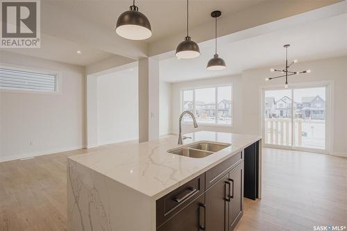 247 Prasad Manor, Saskatoon, SK - Indoor Photo Showing Kitchen With Double Sink