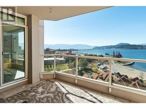 1152 Sunset Drive Unit# 1403, Kelowna, BC - Outdoor With Body Of Water With Balcony With View With Exterior